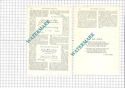 About Invitation Cards A Henriques Valentine - 1907 Article / Print