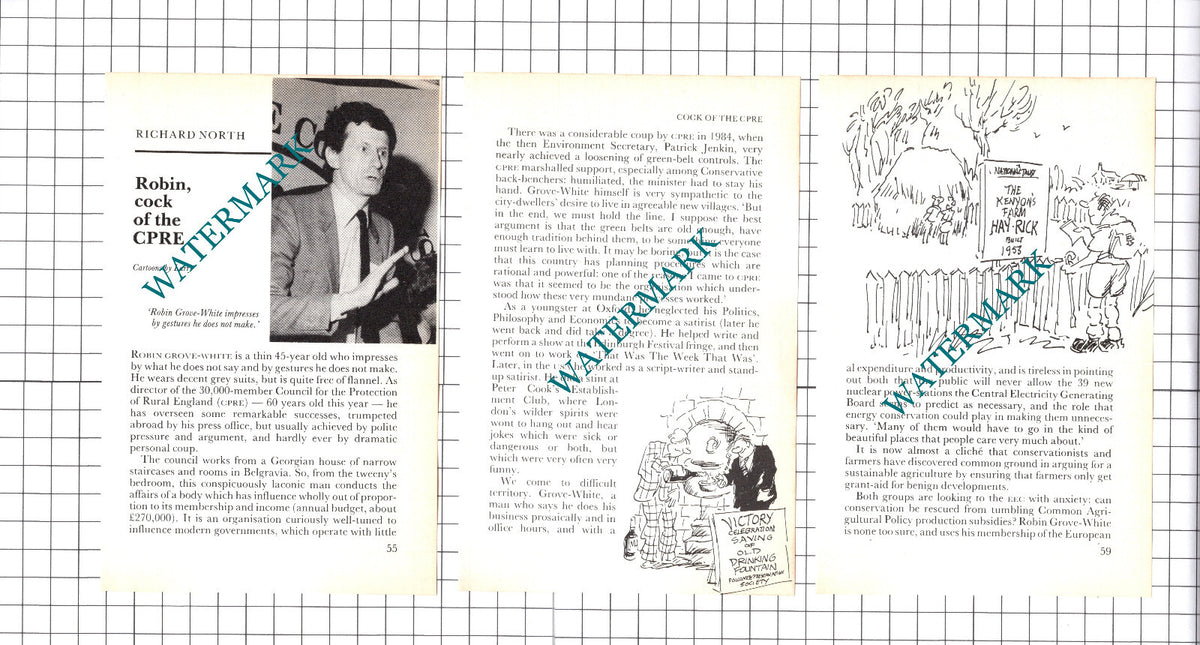 Robin Grove-White - 1986 Article