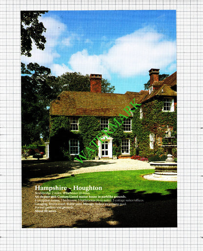 Houghton Hampshire House Sale Advert - 1991 Two-Part Cutting