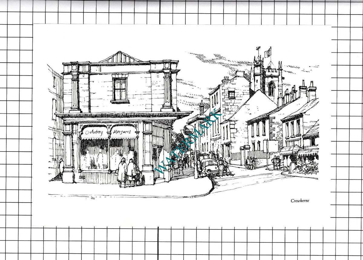 Brympton d'Evercy /Audrey Margaret Crekerne Somerset - 1980's Cutting/ Print