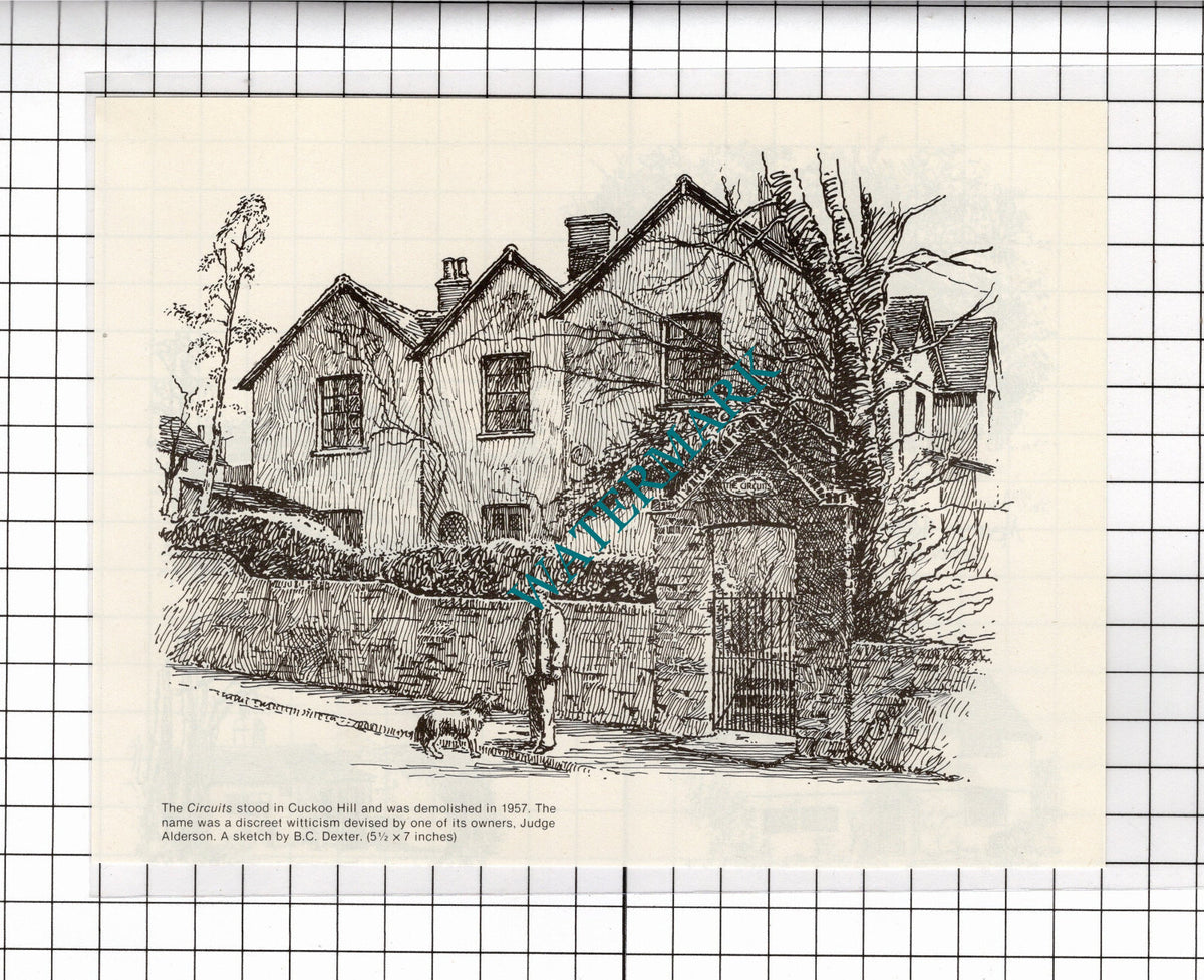 The Circuits Cuckoo Hill Pinner Middlesex Judge Alderson   - 1980s Cutting