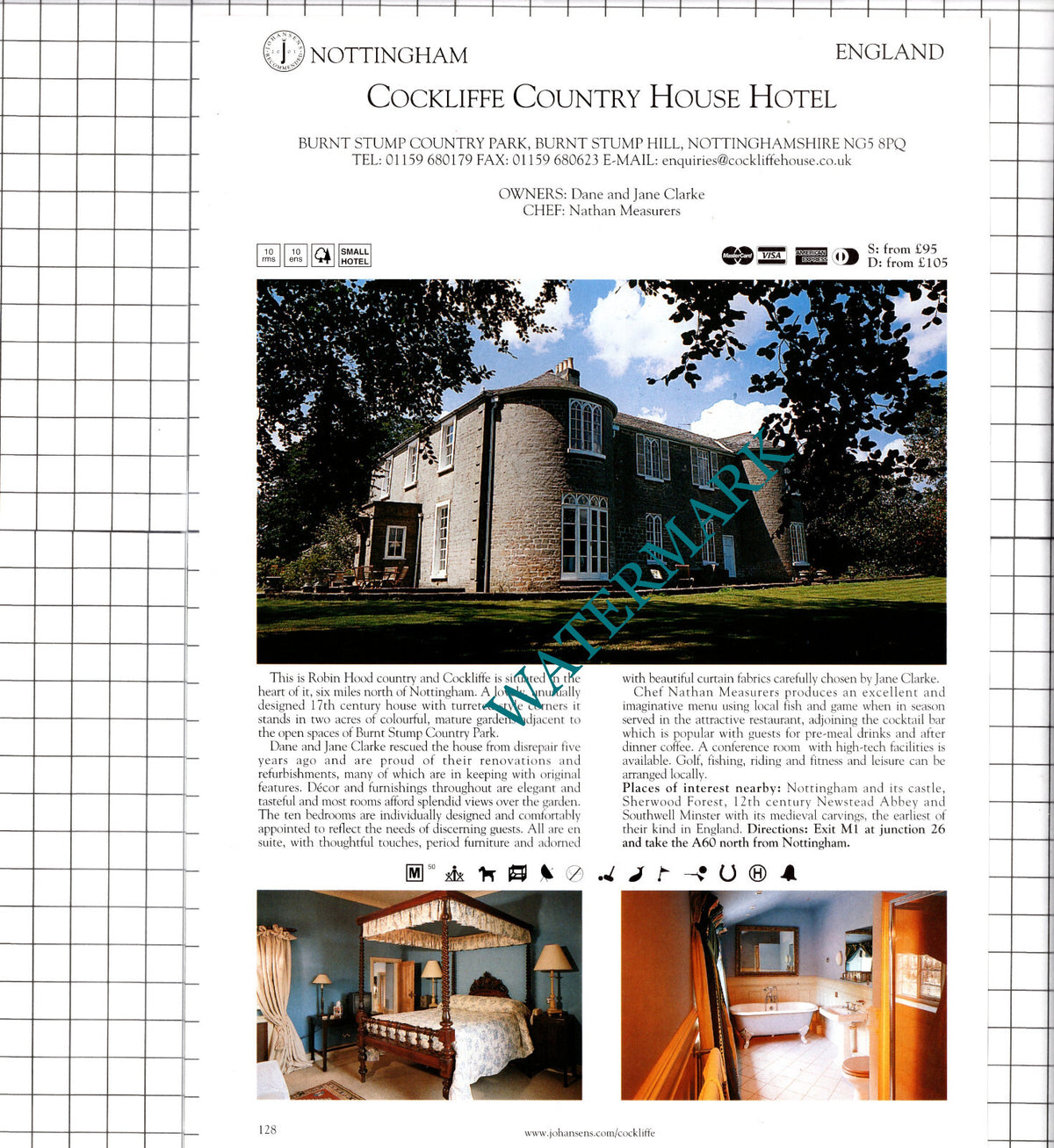 Cockcliffe Hotel Burnt Stump Hill / Stower Grange Drayton Norfolk - 2001 Advert