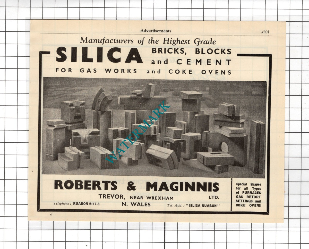 Roberts & Maginnis Ltd Trevor Wales / Lowe and Fletcher Willenhall - 1951 Advert