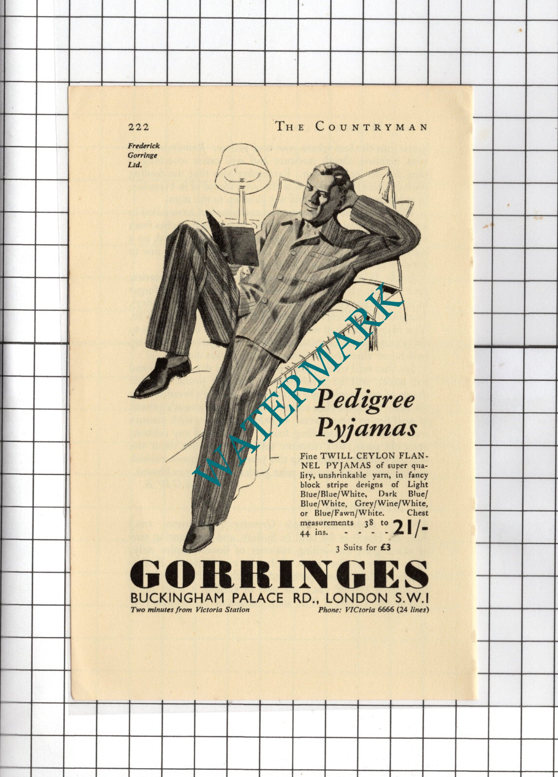 Frederick Gorringe Ltd Gorringes Advert - 1938 Small Advert