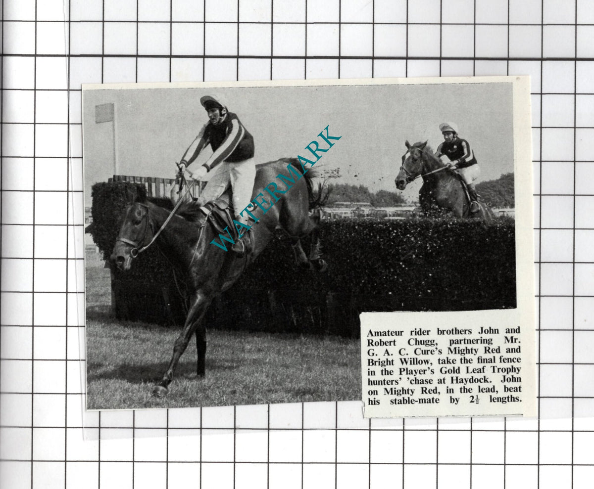 John Chugg Robert Chugg  Horse Riding - 1971 Small Cutting