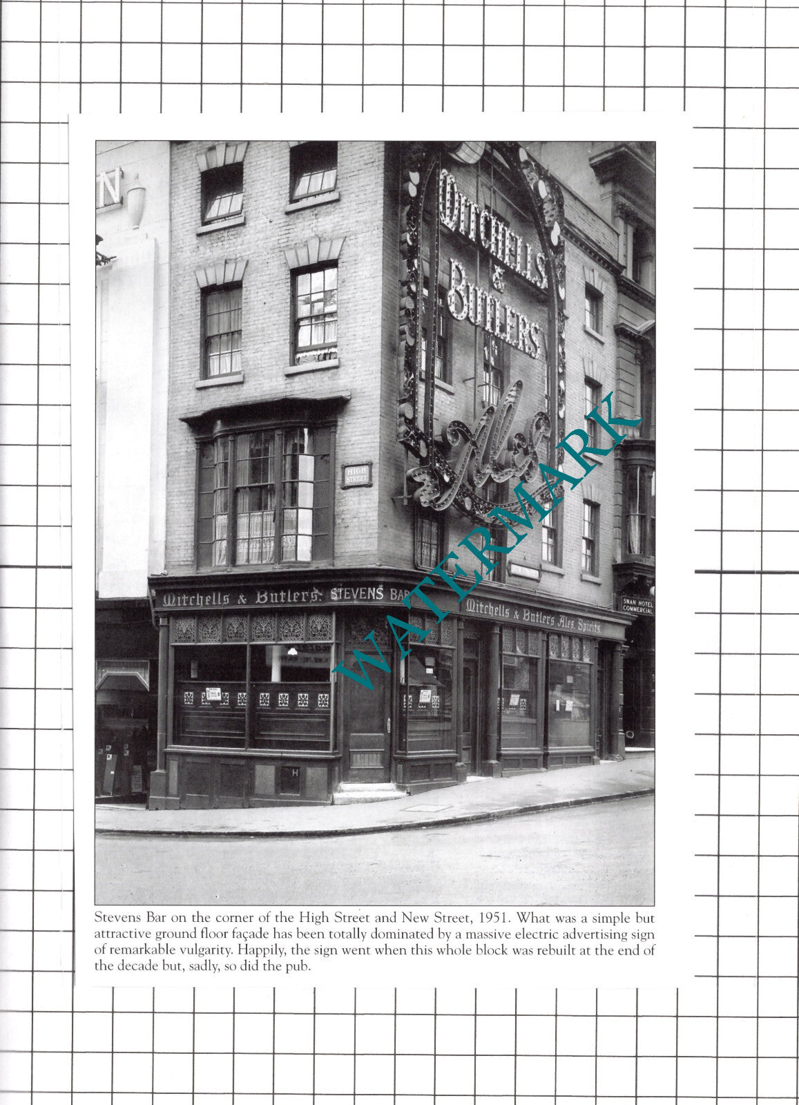 Stevens Bar Birmingham - Clipping / Print