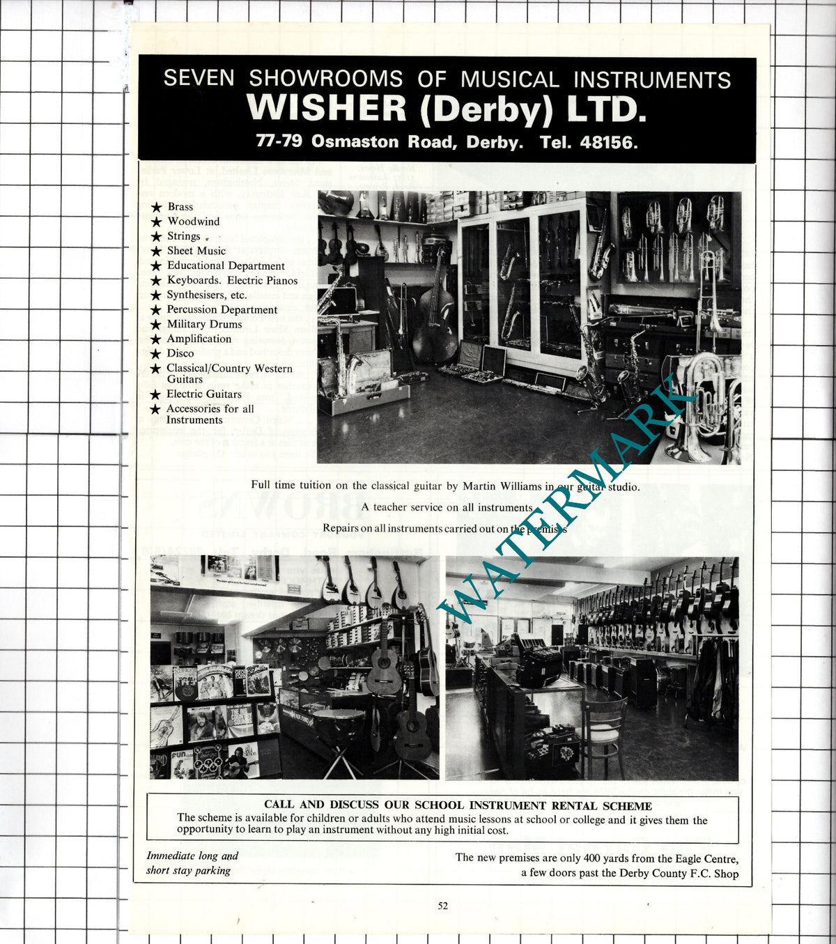 Wisher Derby Ltd  77-79 Osmaston Rd Derby Martin Williams  - 1978 Advert