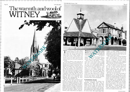 Witney Gloucestershire Wool Trade   - 1976 Article / Print