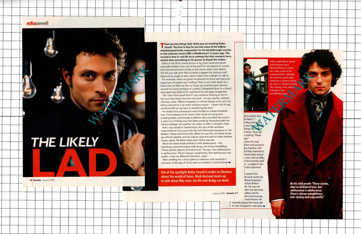 Rufus Sewell Actor - 2006  Article