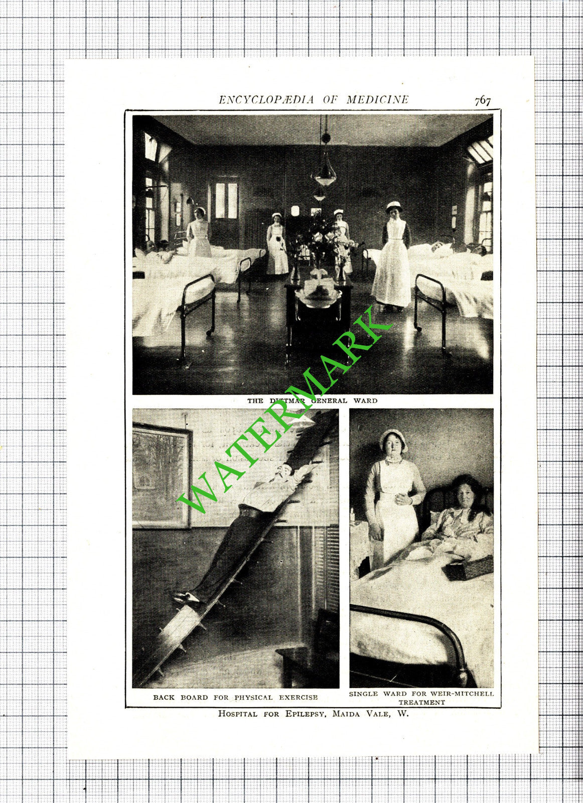 Hospital For Epilepsy Maida Vale London  - 1914 Cutting / Print
