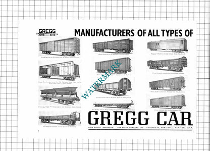 The Gregg Car Company Ltd New York USA Advert  - 1950 Two-Part Clipping / Print