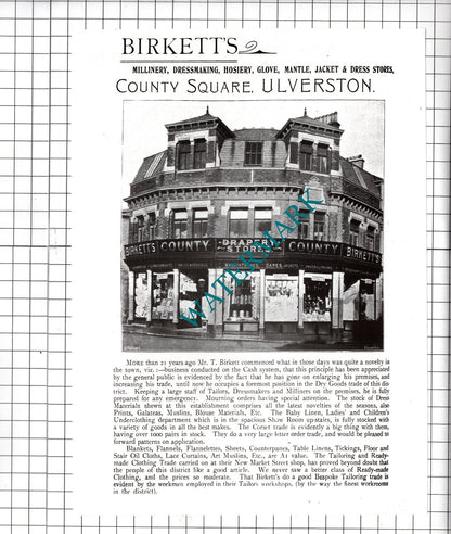 Robinson Brothers Bottlers Ulverston Cumbria / Birkett's Ulverston  - Cutting