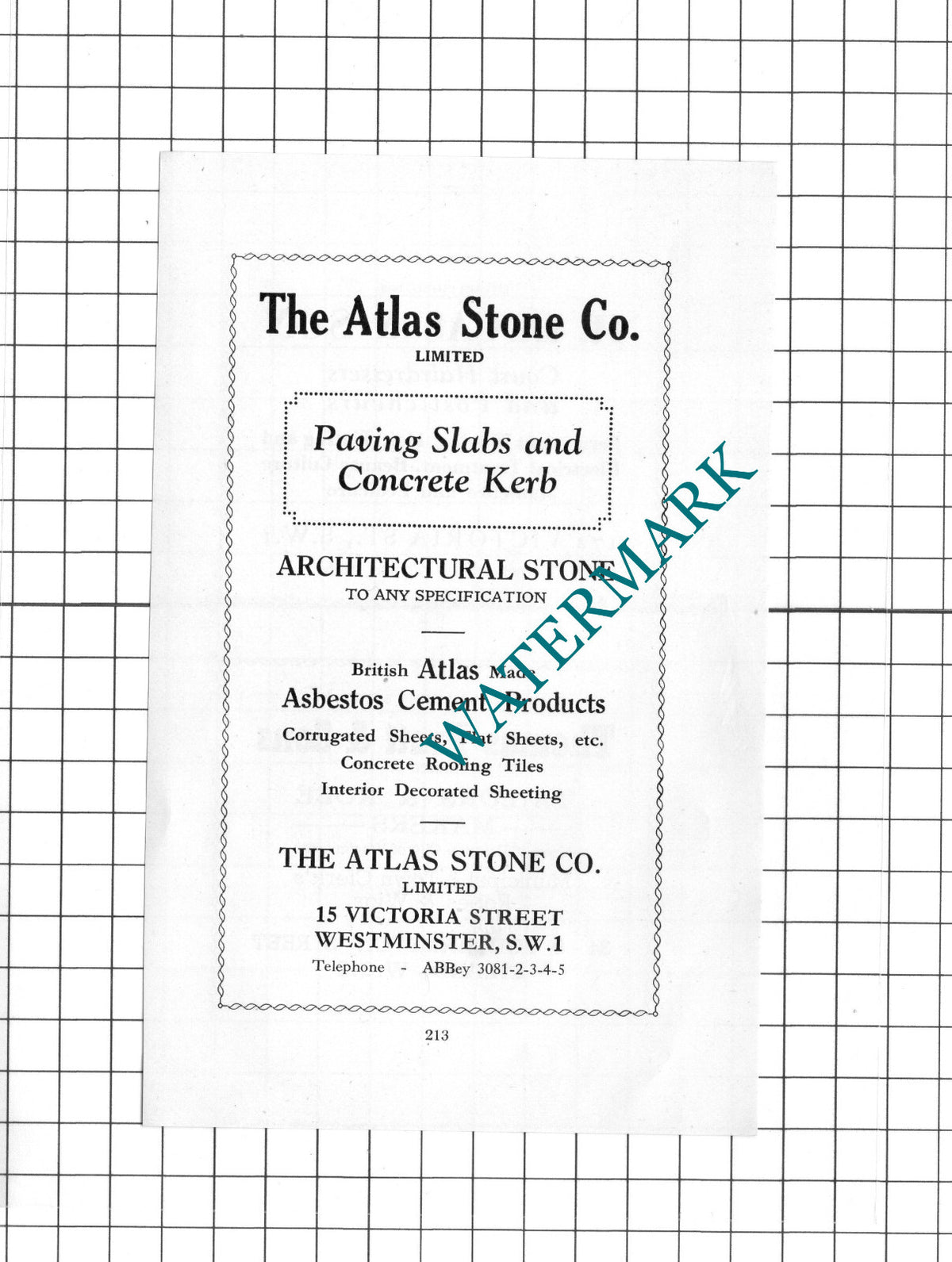 Atlas Stone Co Ltd London H Lucas Hairdresser Thomas Pratt Tailor - 1939 Advert