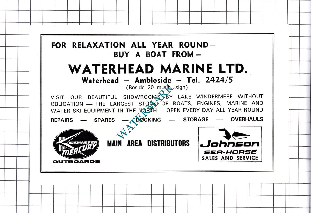 Ravenglass & Eskdale Railway / Waterhead Marine Ltd  Ambleside  - c.1968 Cutting