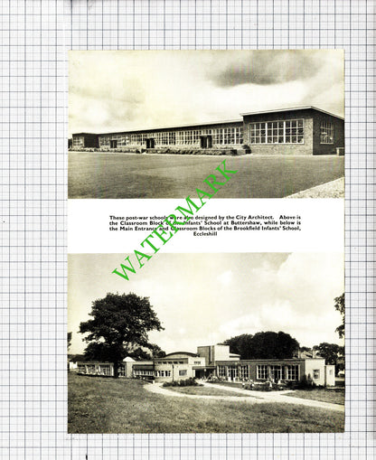 Thornton Grammar School Technical College Buttershaw Brookfield Bradford - 1957