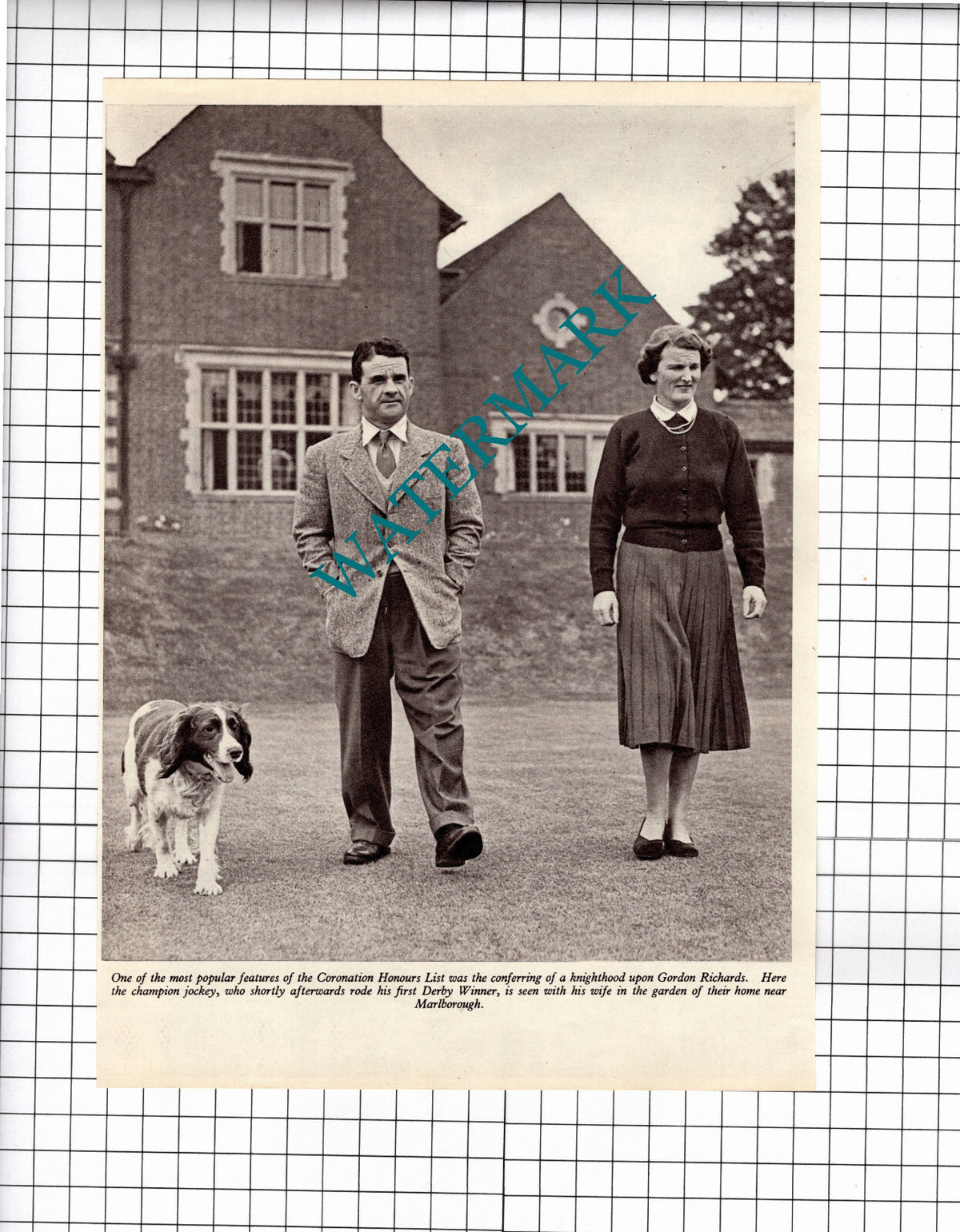 Gordon Richards Jockey  - 1953 Clipping