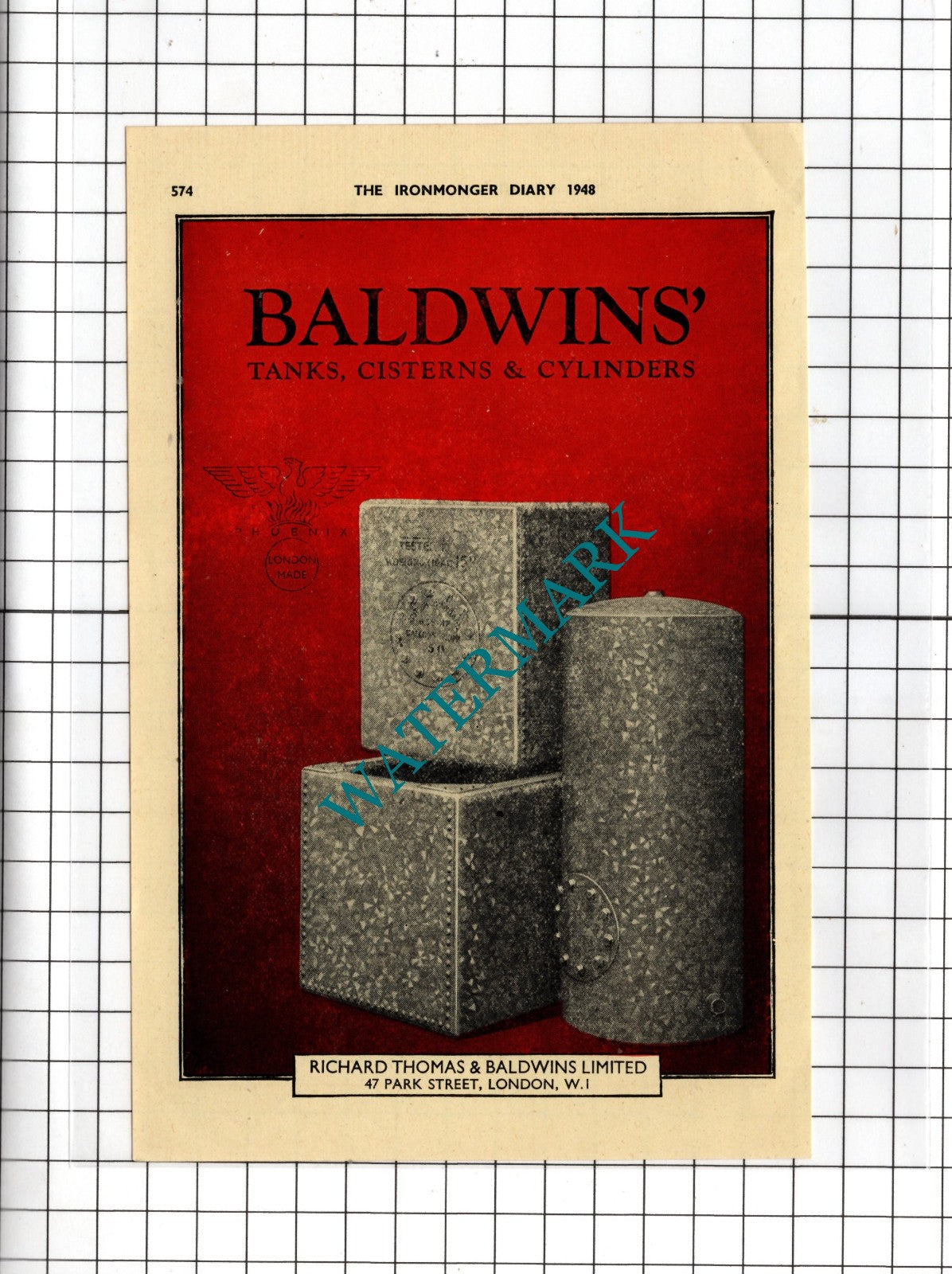 G A Harvey & Co London  Richard Thomas & Baldwins Ltd London  - 1948 Advert