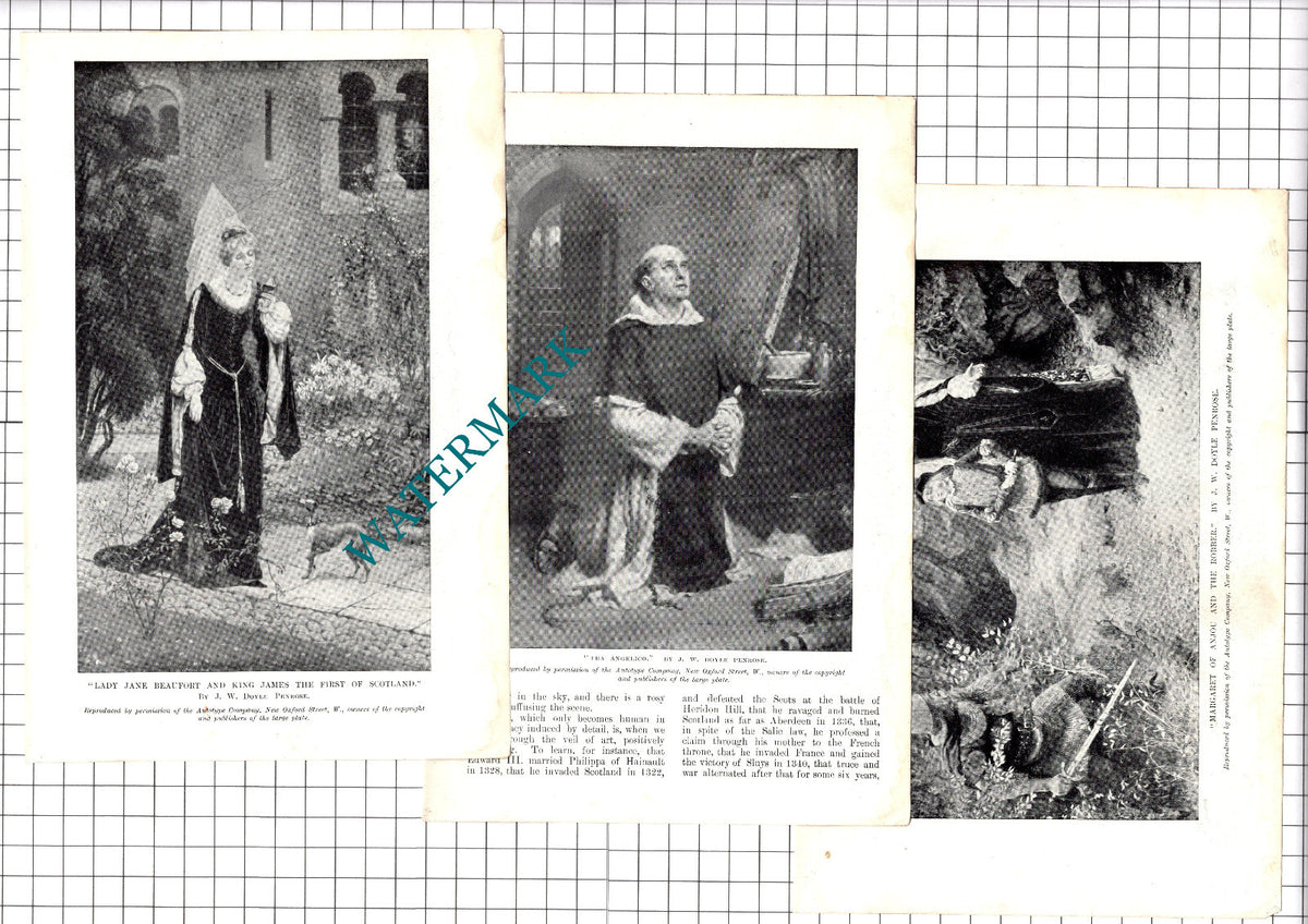 Mr J W Doyle Penrose Painter - 1907 Article