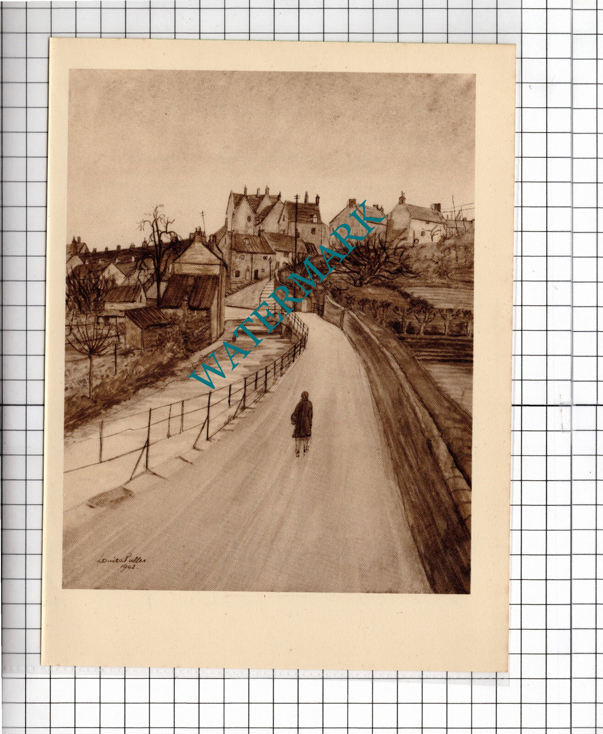 Goose Bridge Abbey Malmesbury Wiltshire Louisa Puller - c.1949 Clipping / Print