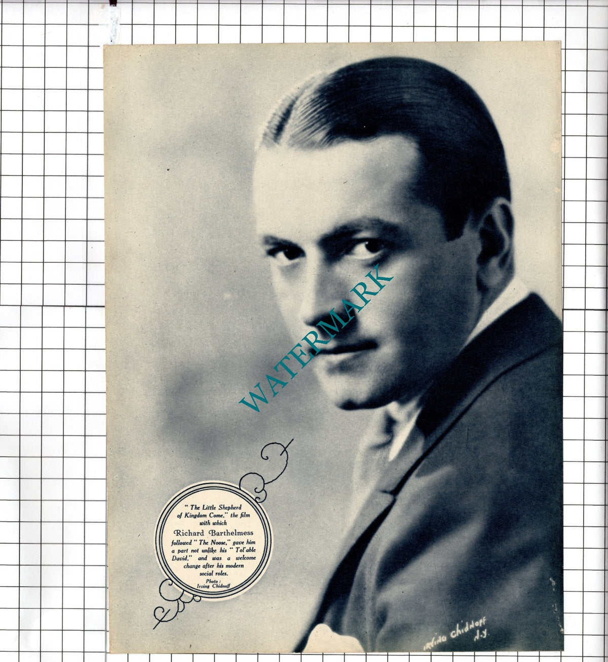 Jack Buchanan Actor / Richard Barthelmess Actor -  1929 Clipping