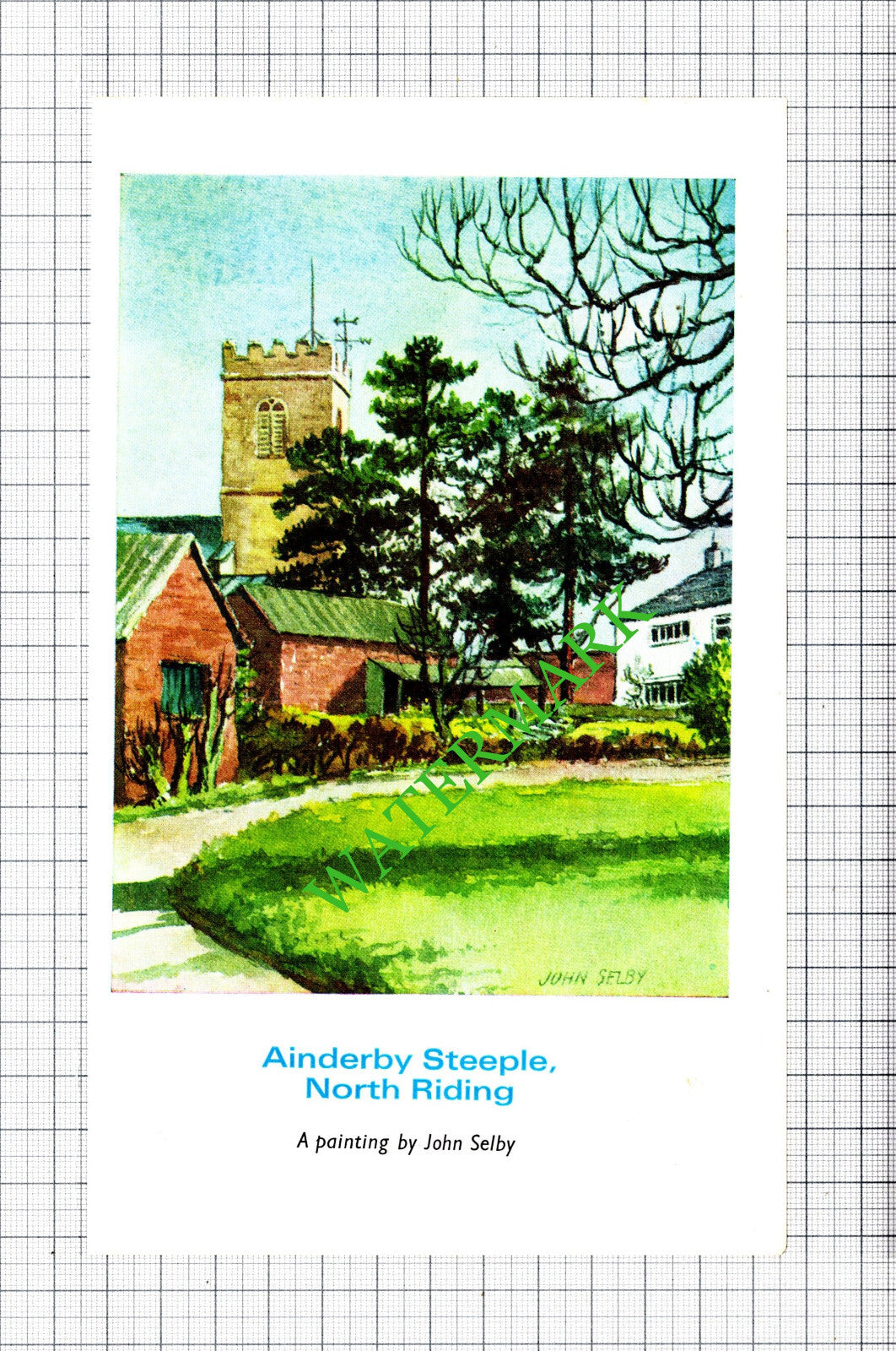 Ainderby Steeple Yorkshire - 1972 Cutting