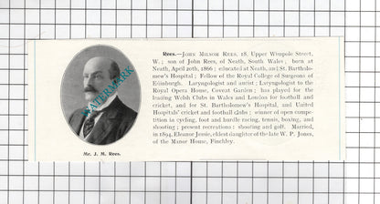 Bilton Pollard Rastrick Yorkshire  / John Milsom Rees Neath - c.1910 Cutting