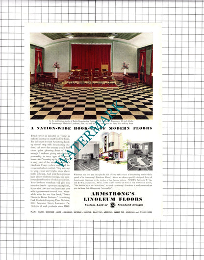 Radio Broadcasting Station WSM Nashville Tennessee / Packard Car  -  1937 Advert