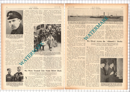 ALTMARK  COSSACK Ship Lt Com B T Turner World War Two WW2 -  1940 Article