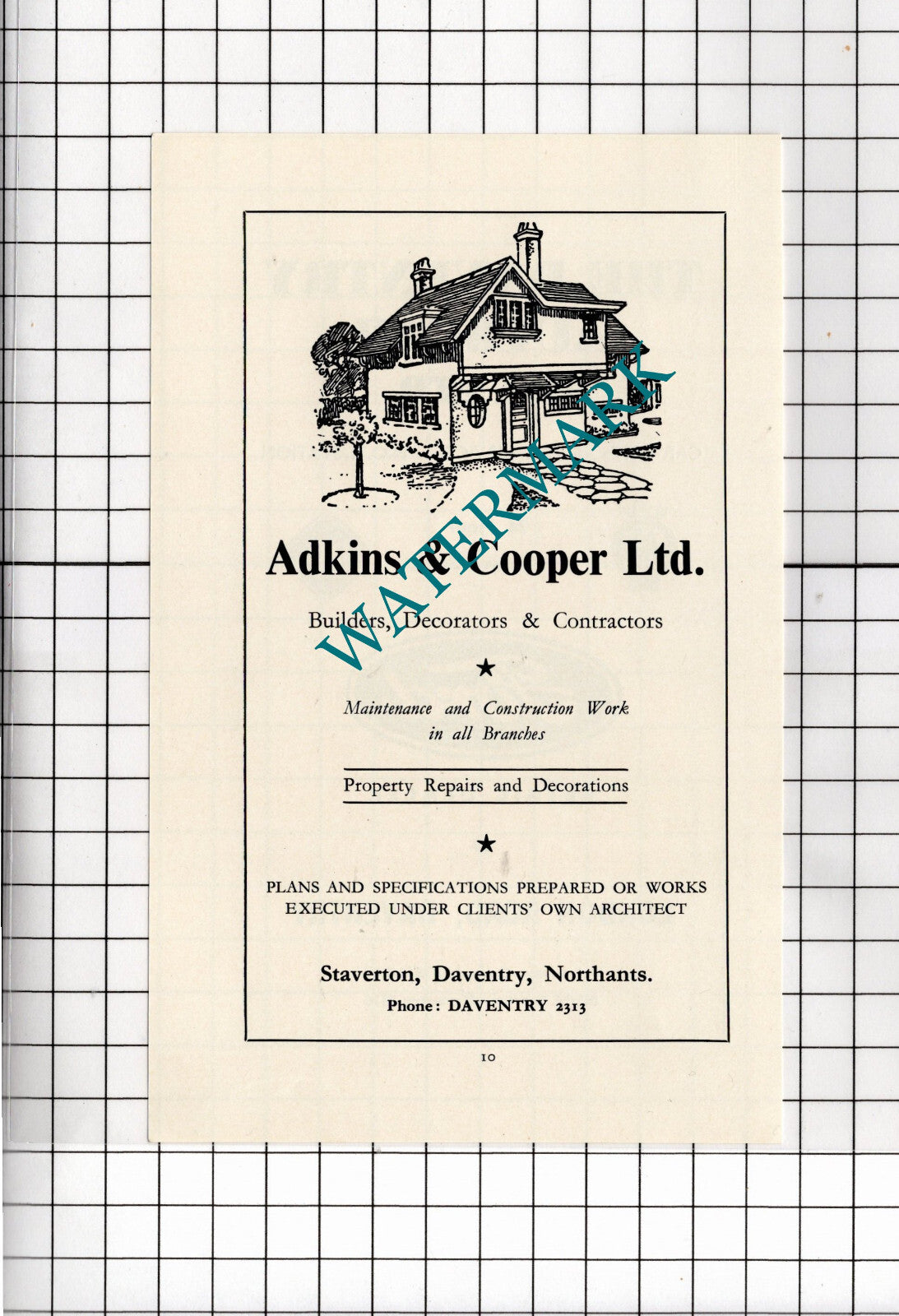 Adkins & Cooper Ltd Staverton Daventry  Northamptonshire  Advert - 1967 Clipping