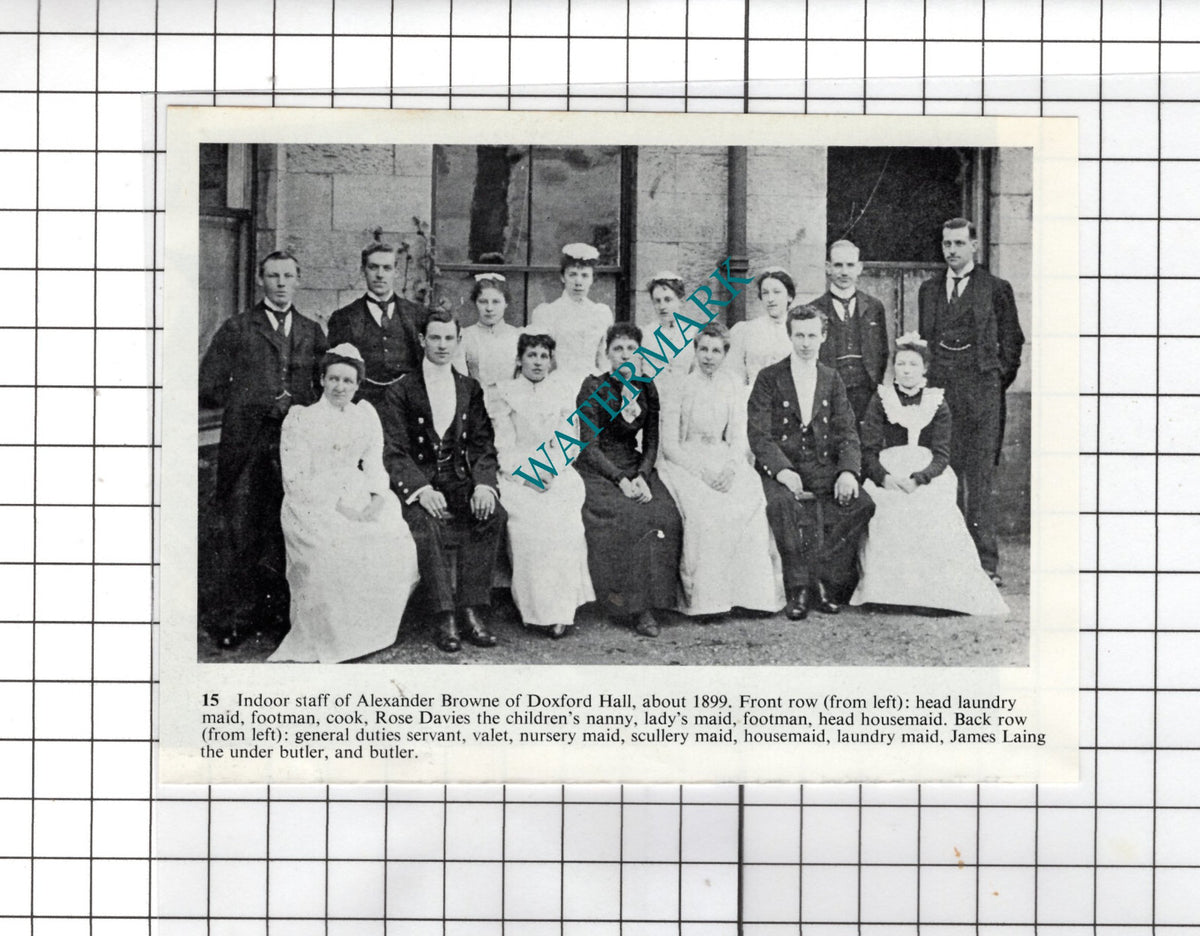 Alexander Browne Doxford Hall Northumberland James Laing  - Small Cutting
