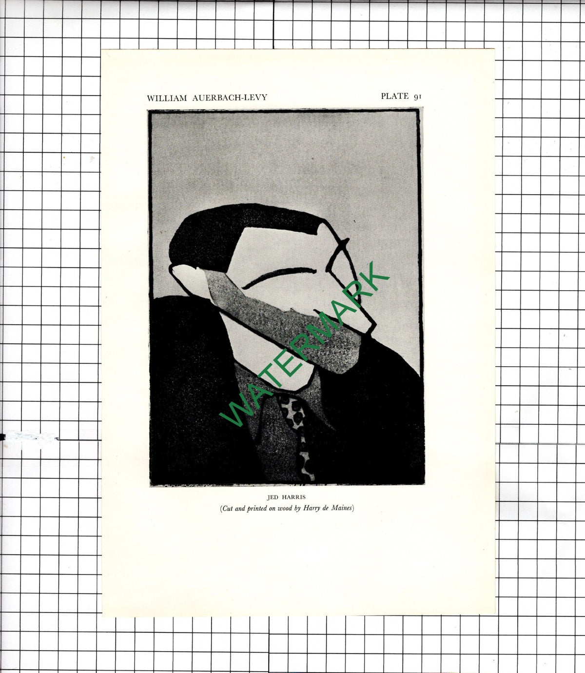 Sir Arthur Conan Doyle Caricature Sava / Jed Harris Auerbach-Levy  1928 Clipping