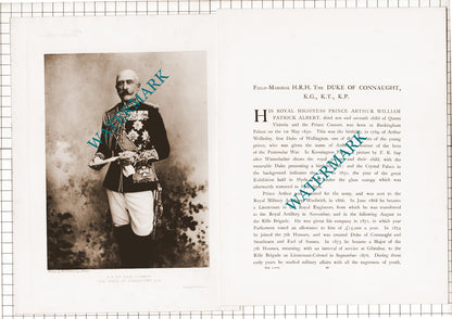 Prince Arthur William Patrick Albert Duke Of Connaught - 1920s Article / Print
