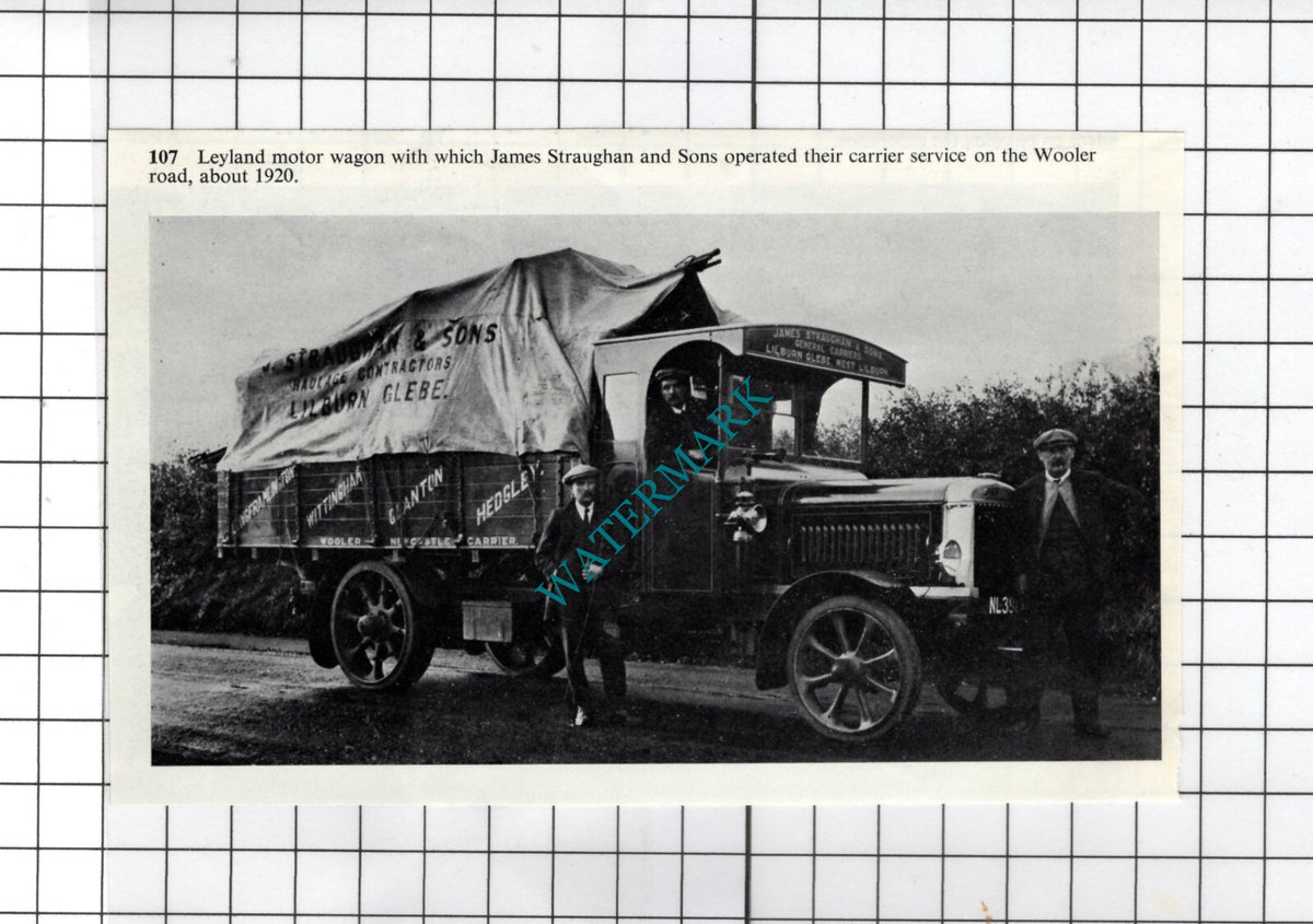 James Straughan & Sons Haulage Lilburn Glebe Northumberland  - Small Cutting
