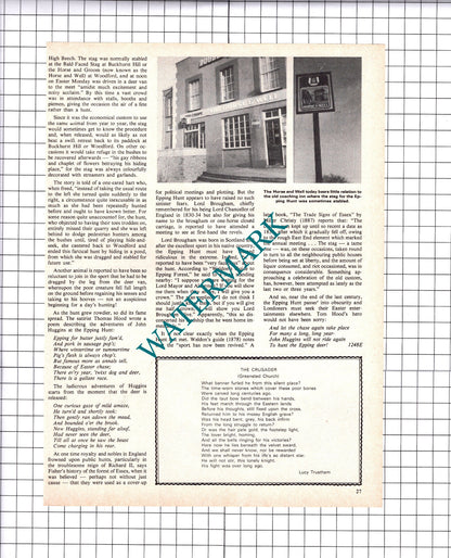 The Epping Hunt  - 1976 Article