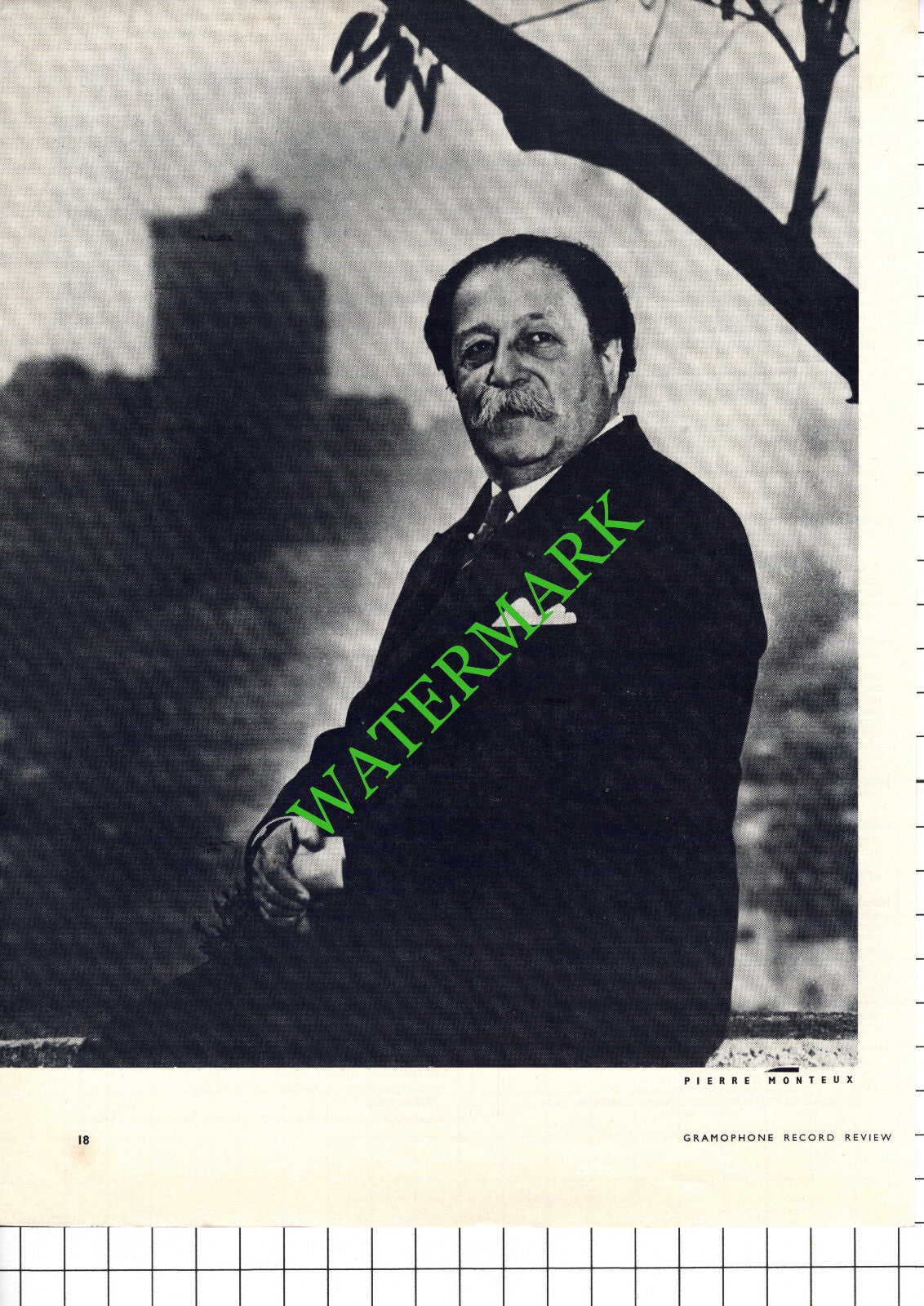 Pierre Monteux - 1956 Article