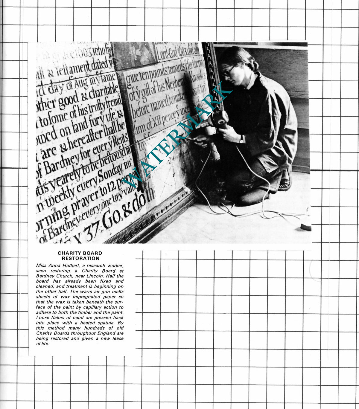Bradney Church Lincoln Miss Anna Hulbert - 1976 Cutting