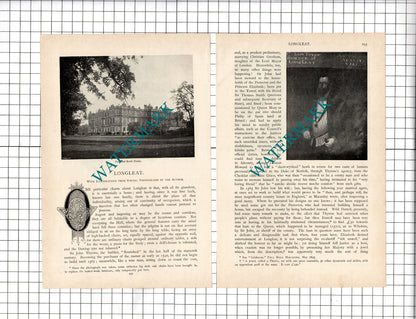 Longleat by A H Malan - c.1898 Article / Print