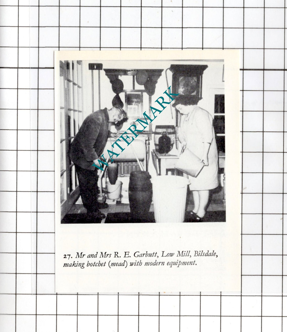 Mr & Mrs R E Garbutt  Low Mill Bilsdale Yorkshire -  Small Clipping