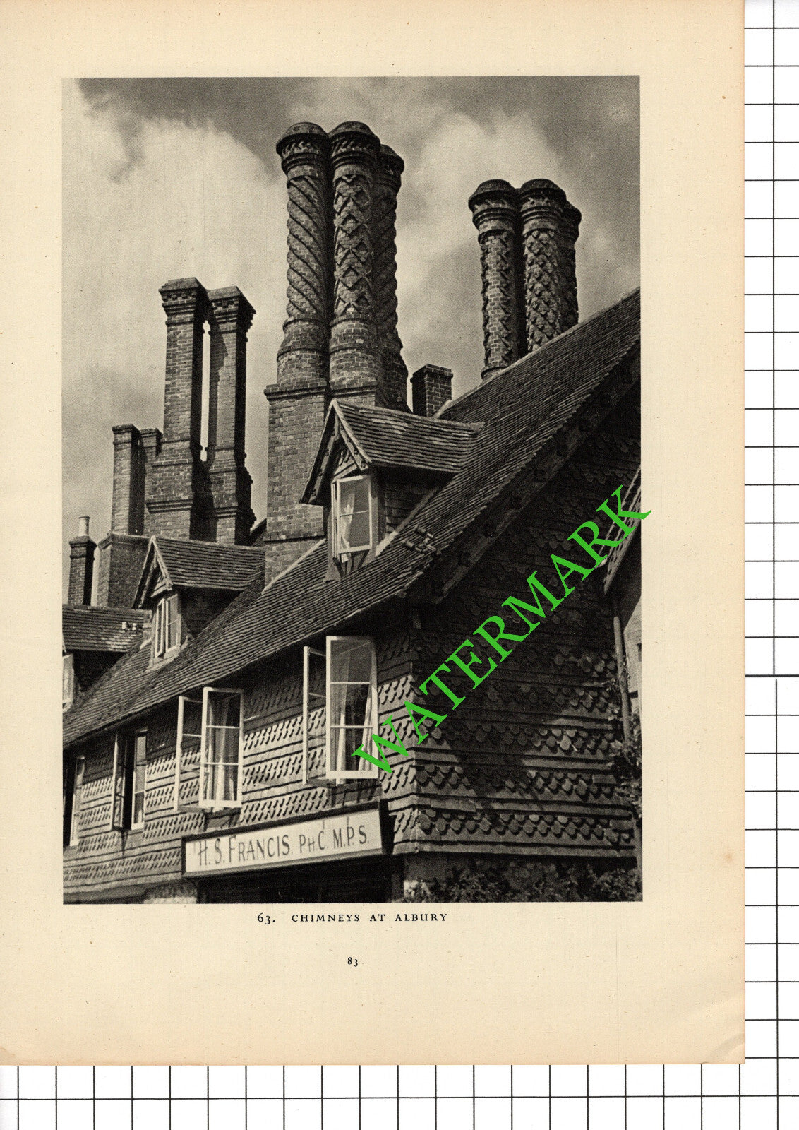 Albury Surrey H S Francis - 1949 Book Print