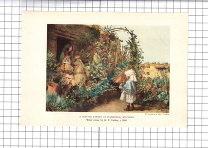Halswell House Somerset  / Stapleford Wiltshire  - c.1945 Book Print