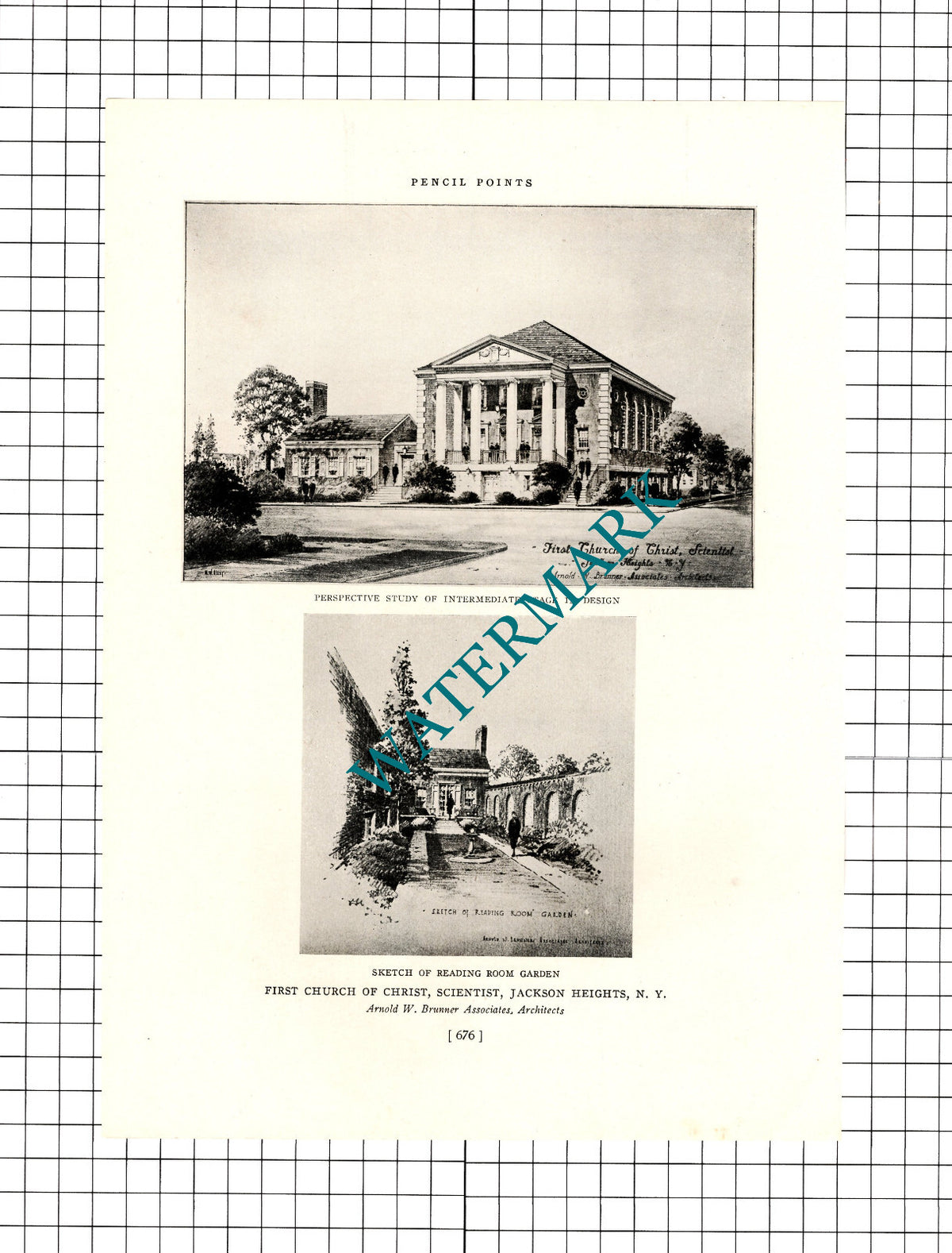 First Church Of Christ Scientist Jackson Heights New York - 1926 Article / Print
