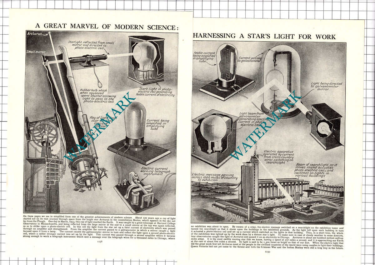 Arcturus Star Harvard College Observatory Galvanometer - 1950s Article / Print