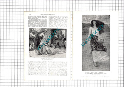 Ralph Peacock Artist  - 1907 Article / Print
