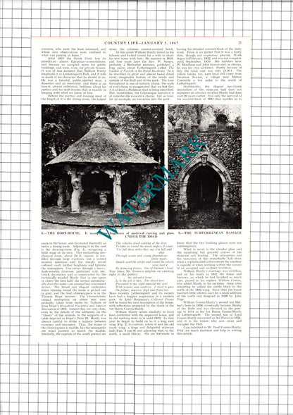 Letheringsett Hall Norfolk Lady Cozens-Hardy  - 1967 Article