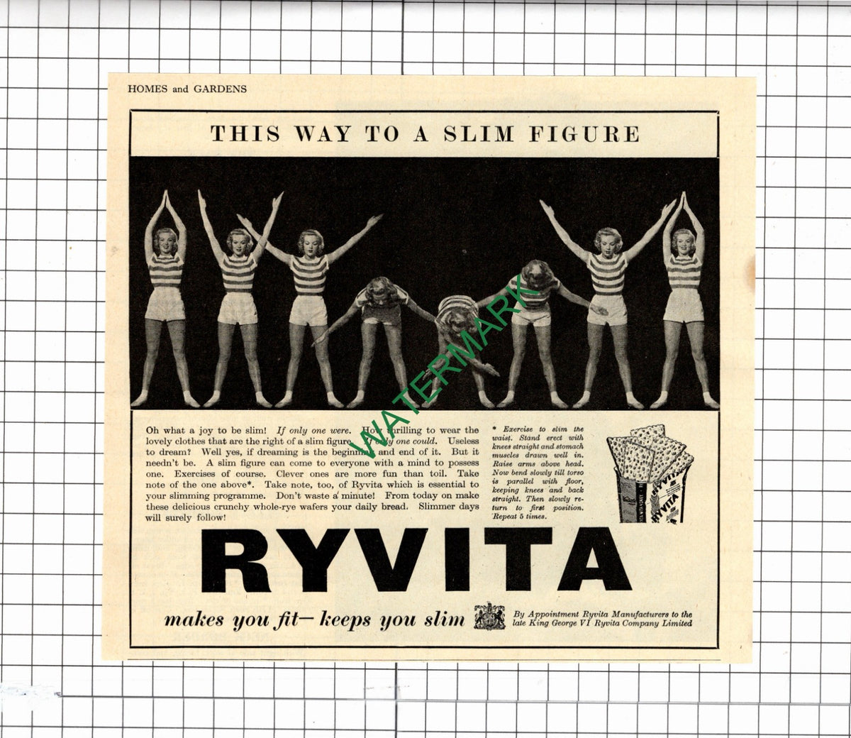 Ryvita  - 1955 Advert