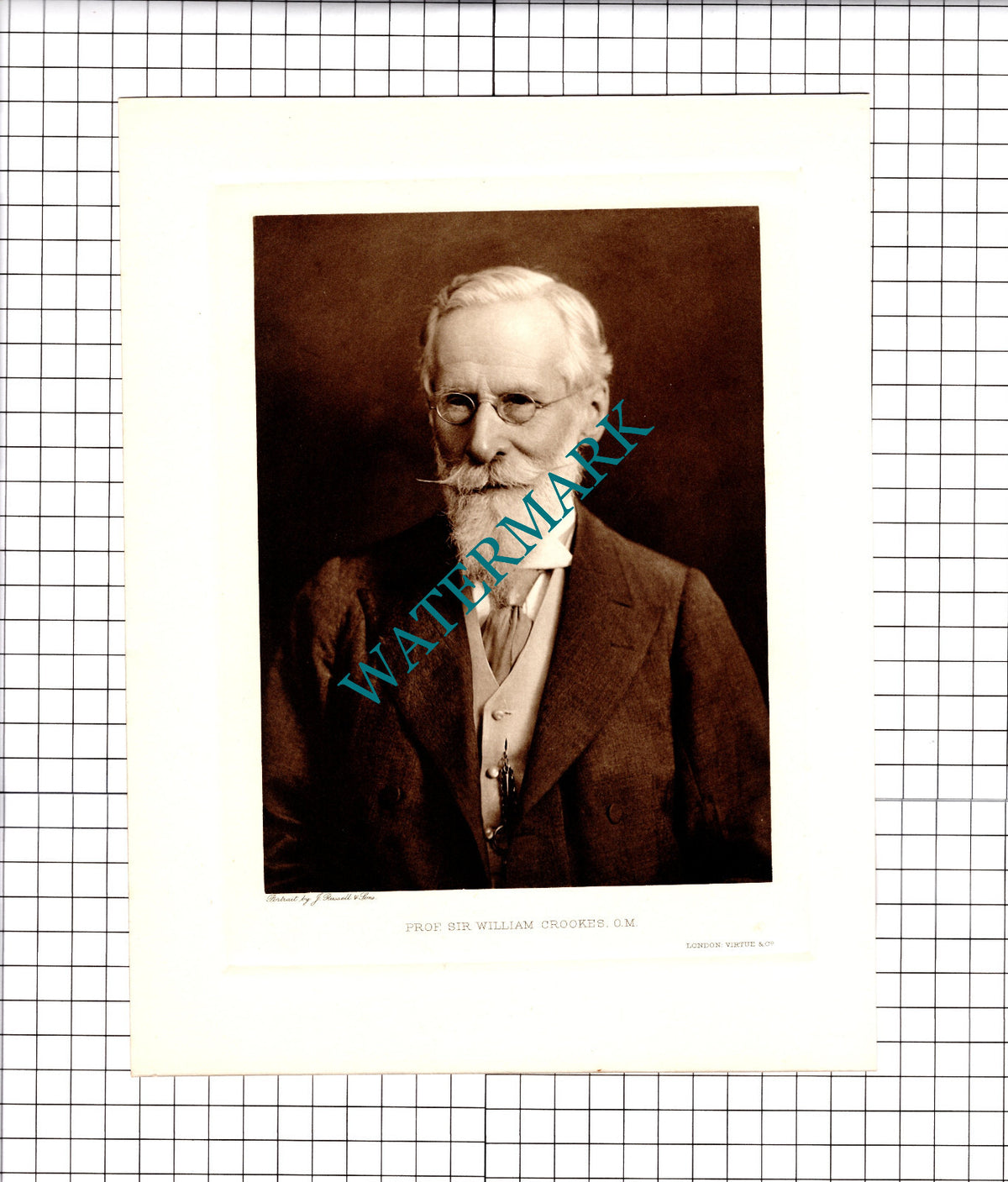 Sir William Crookes  - c.1920 Print / Article