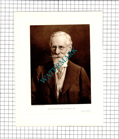 Sir William Crookes  - c.1920 Print / Article