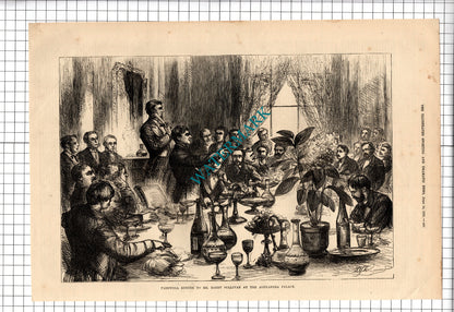 Mr Barry SULLIVAN Actor Tragedian Alexandra Palace   - 1875 Article / Print