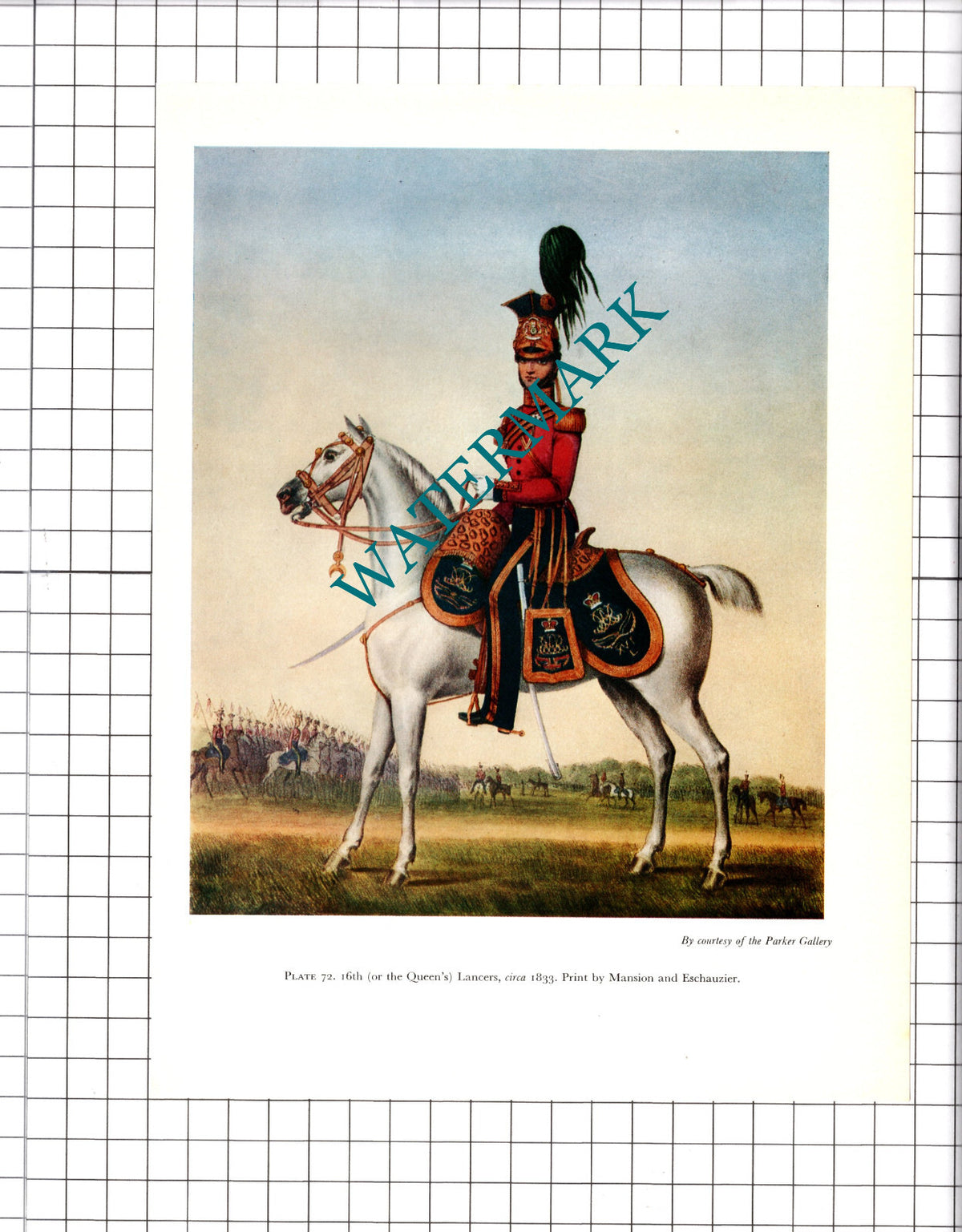 16th Queen's Lancers / 10th Prince Of Wales's Own Hussars  - 1957 Clipping
