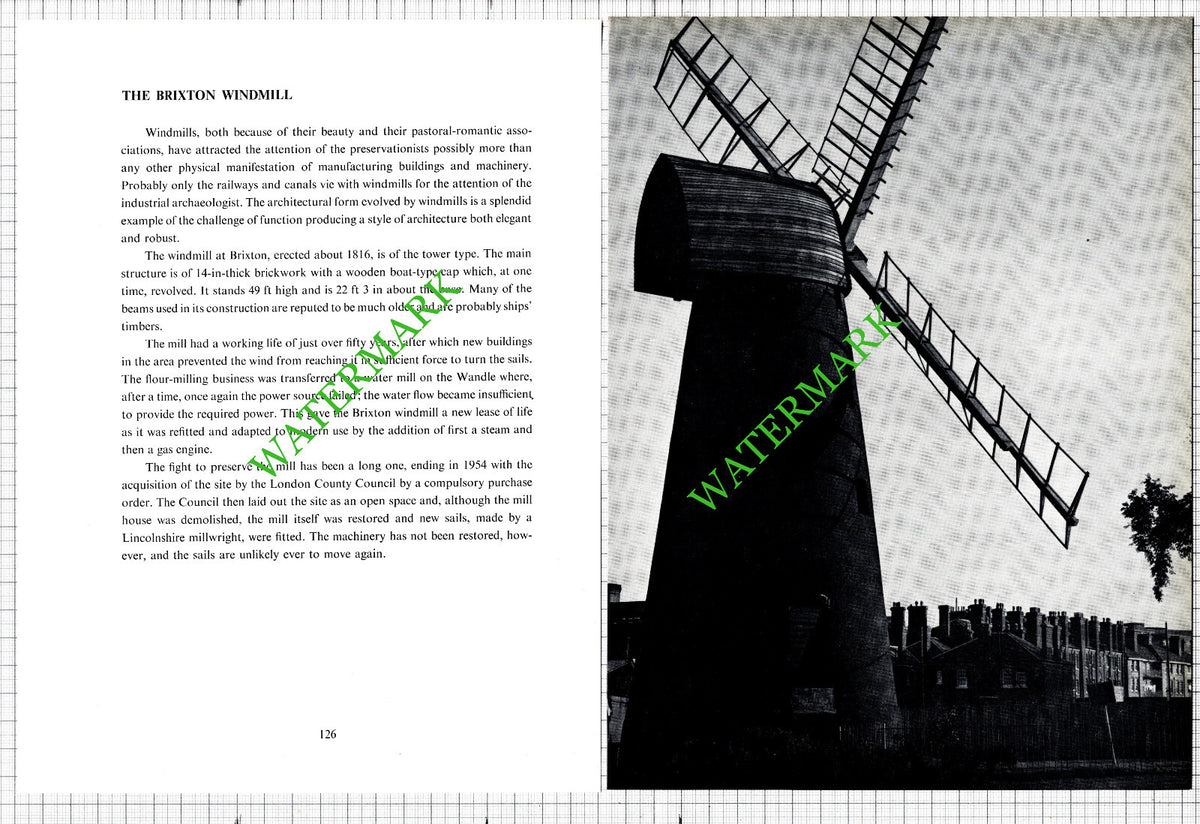 The Brixton Windmill London  -   Two-Part Cutting  1967